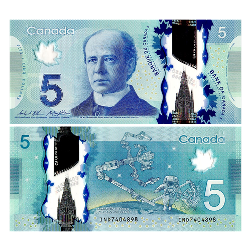 5 Canadian Dollar Notes Online
