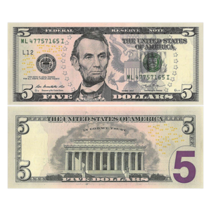 Buy 5 US Dollar Online