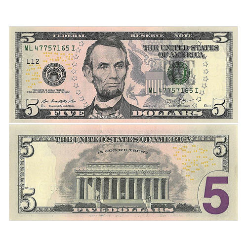 Buy 5 US Dollar Online