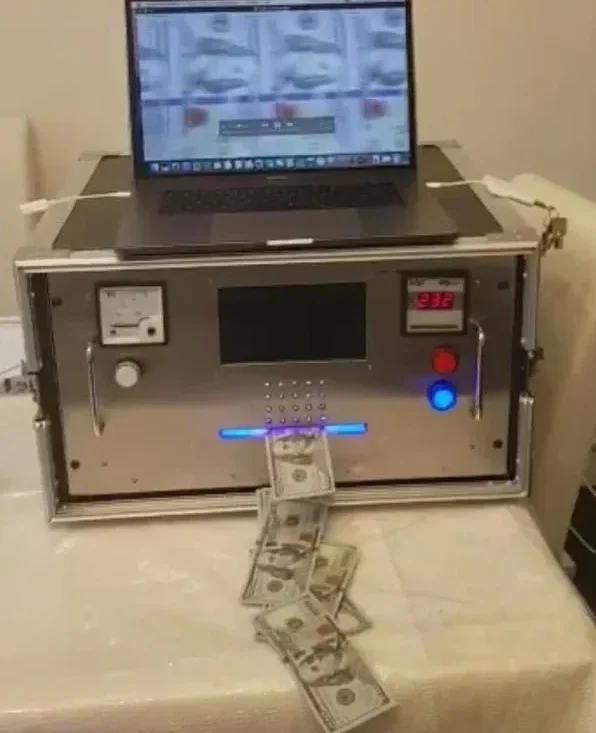 We are engaged in cleaning banknotes and selling chemical products related to money.